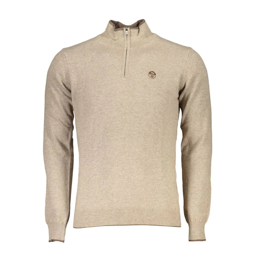 North Sails Beige Fabric Men’s Sweater