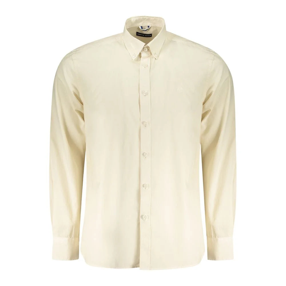 North Sails Beige Long Sleeve Shirt Reflects Sheer Sophistication