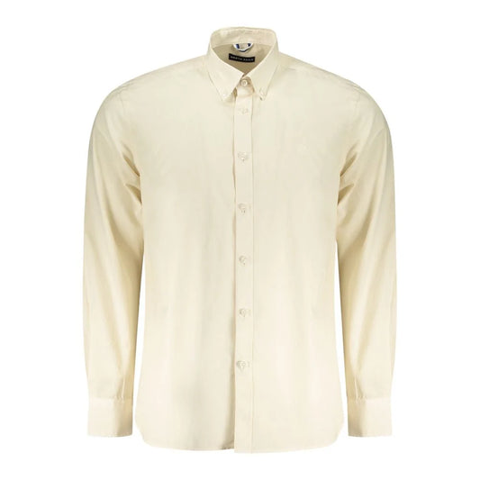 North Sails Beige Long Sleeve Shirt Reflects Sheer Sophistication