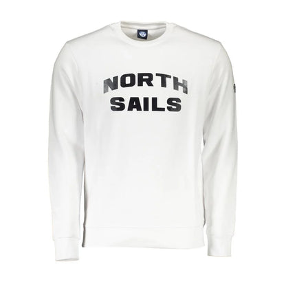 North Sails Bianco Cotton Men Sweatshirt