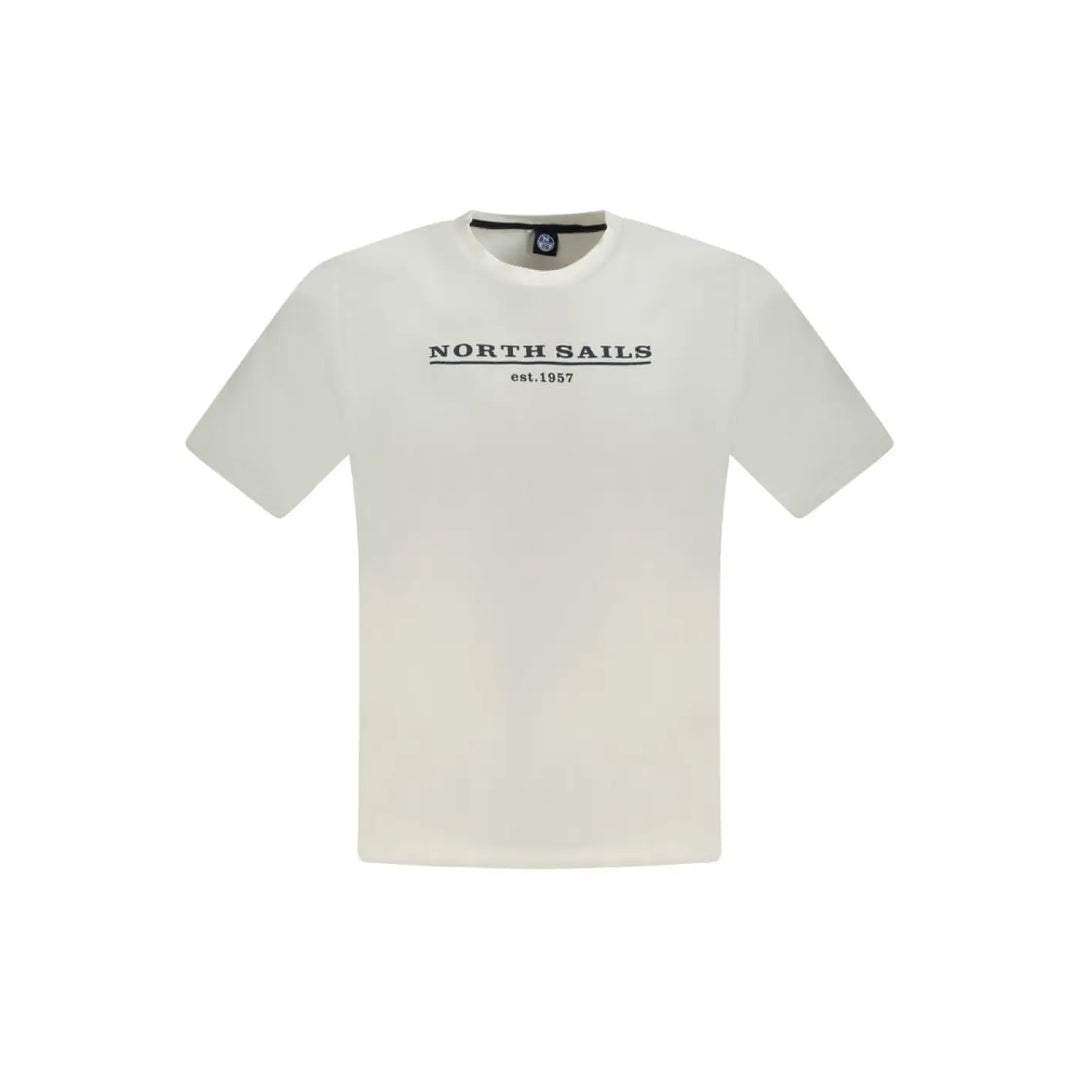 North Sails Bianco Cotton Men T-shirt