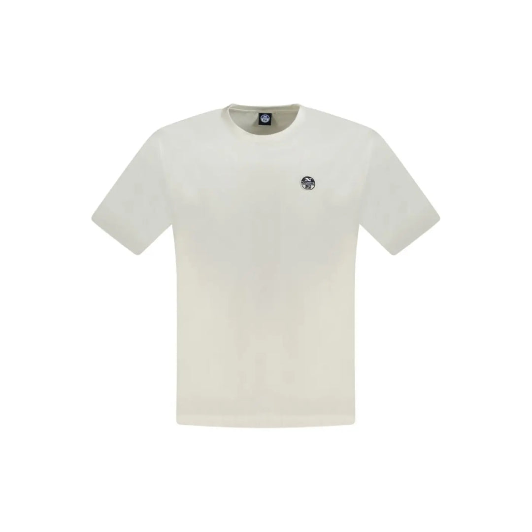 North Sails Bianco Cotton Men T-Shirt