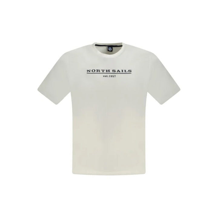 North Sails Bianco Cotton Men T-Shirt