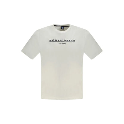 North Sails Bianco Cotton Men T-Shirt