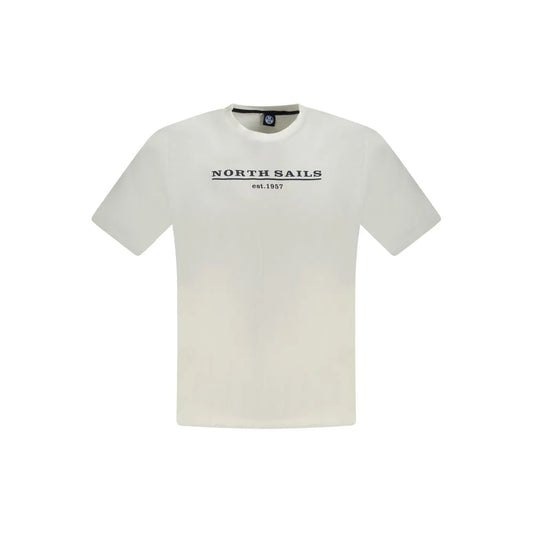 North Sails Bianco Cotton Men T-Shirt
