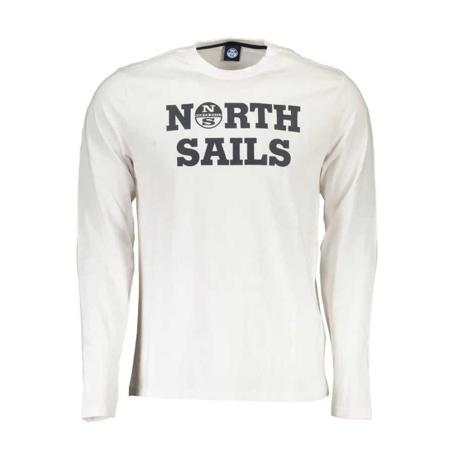 North Sails Bianco Cotton Men T-Shirt