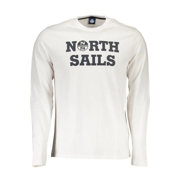 North Sails Bianco Cotton Men T-Shirt