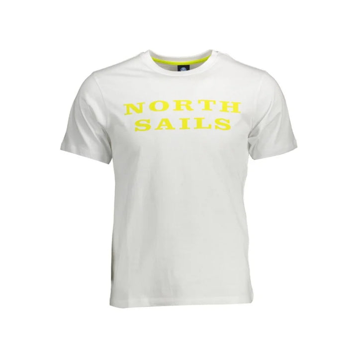 North Sails Bianco Cotton Men T-Shirt