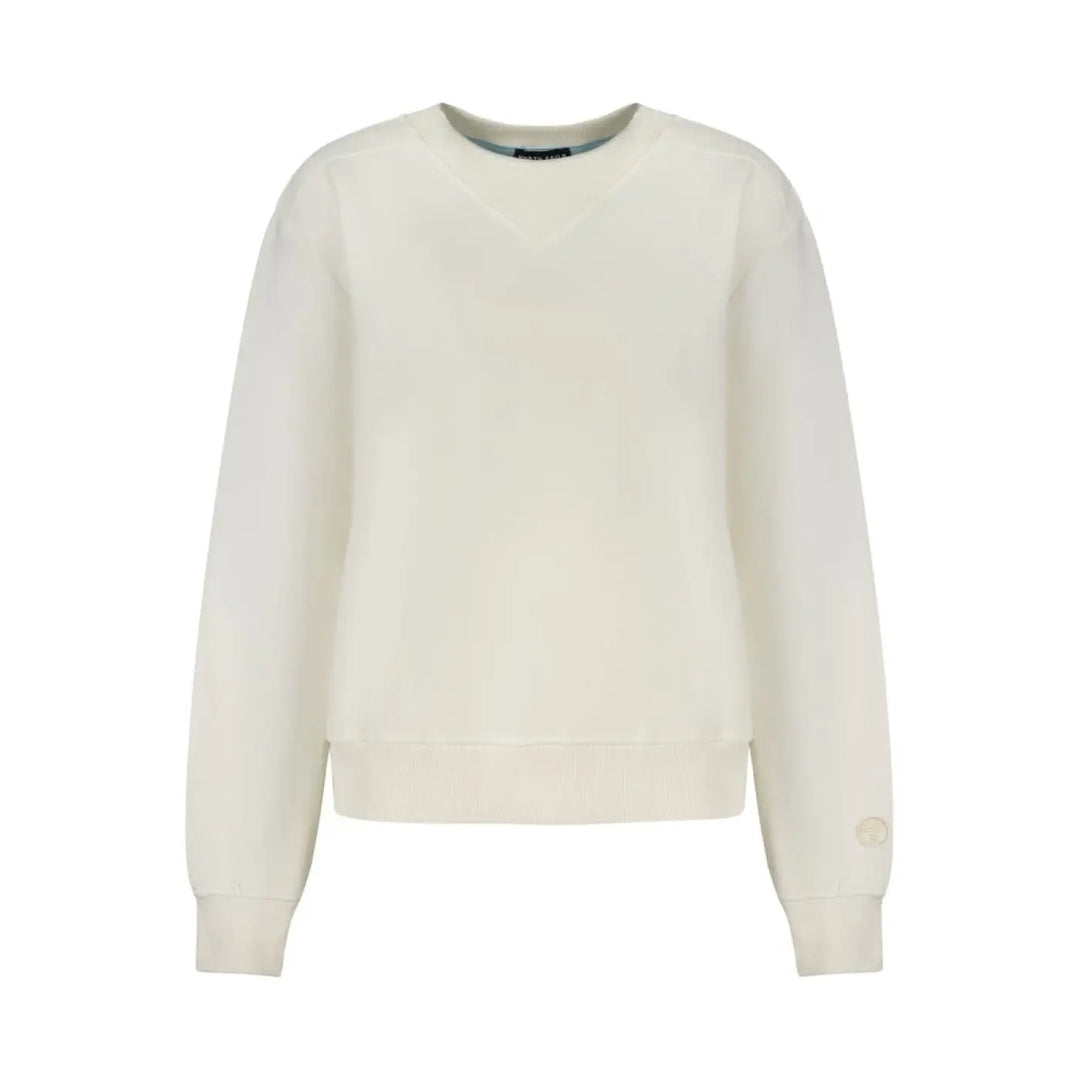North Sails Bianco Cotton Women Sweatshirt