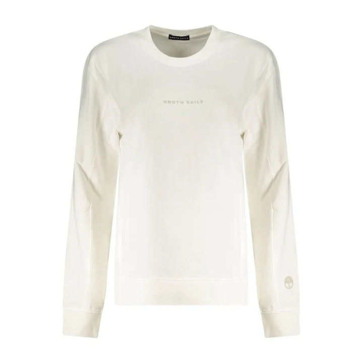 North Sails Bianco Cotton Women Sweatshirt