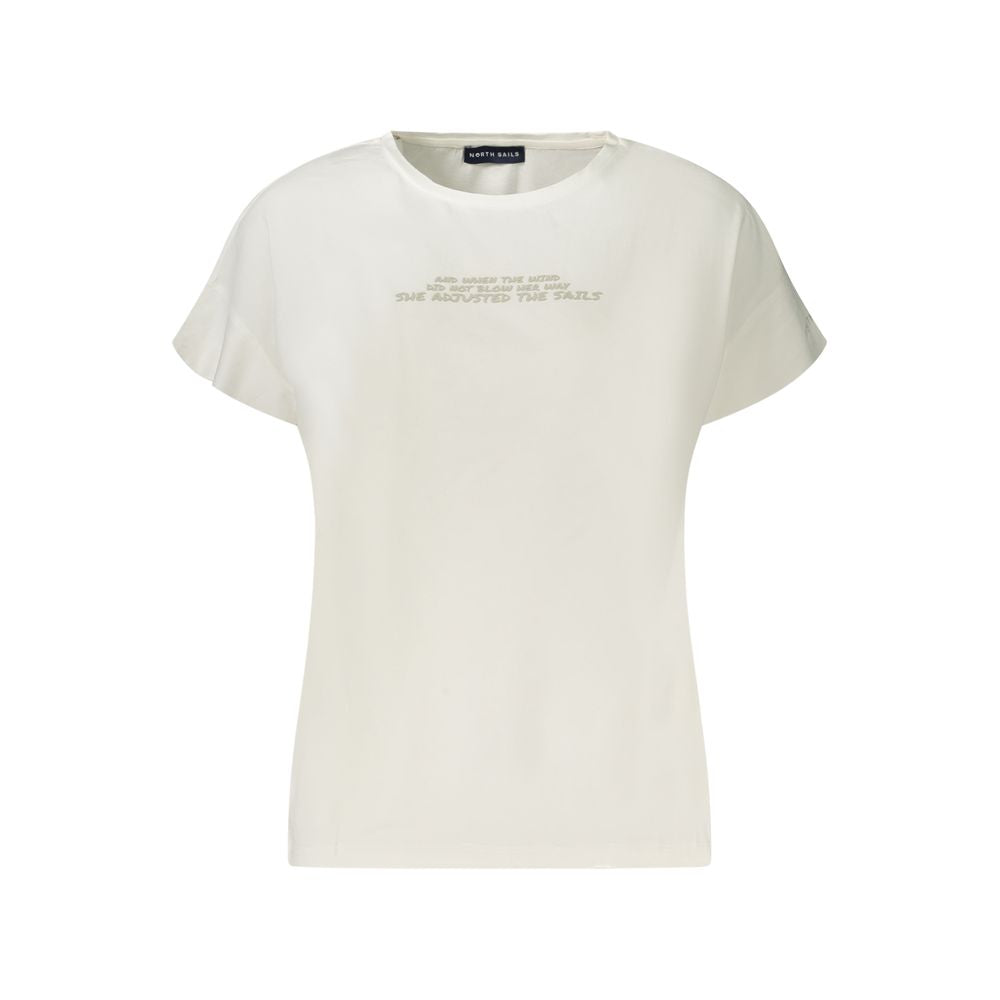 North Sails - Bianco Cotton Women T-Shirt