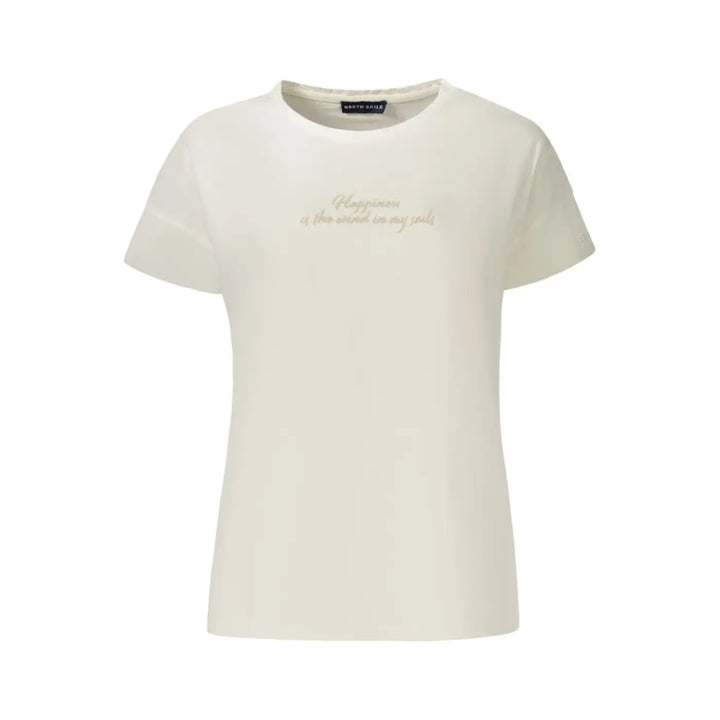 North Sails Bianco Cotton Womens T-shirt