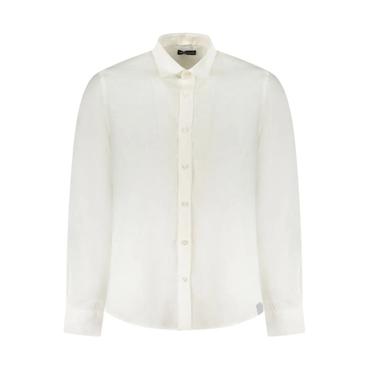 North Sails Bianco Linen Men Shirt