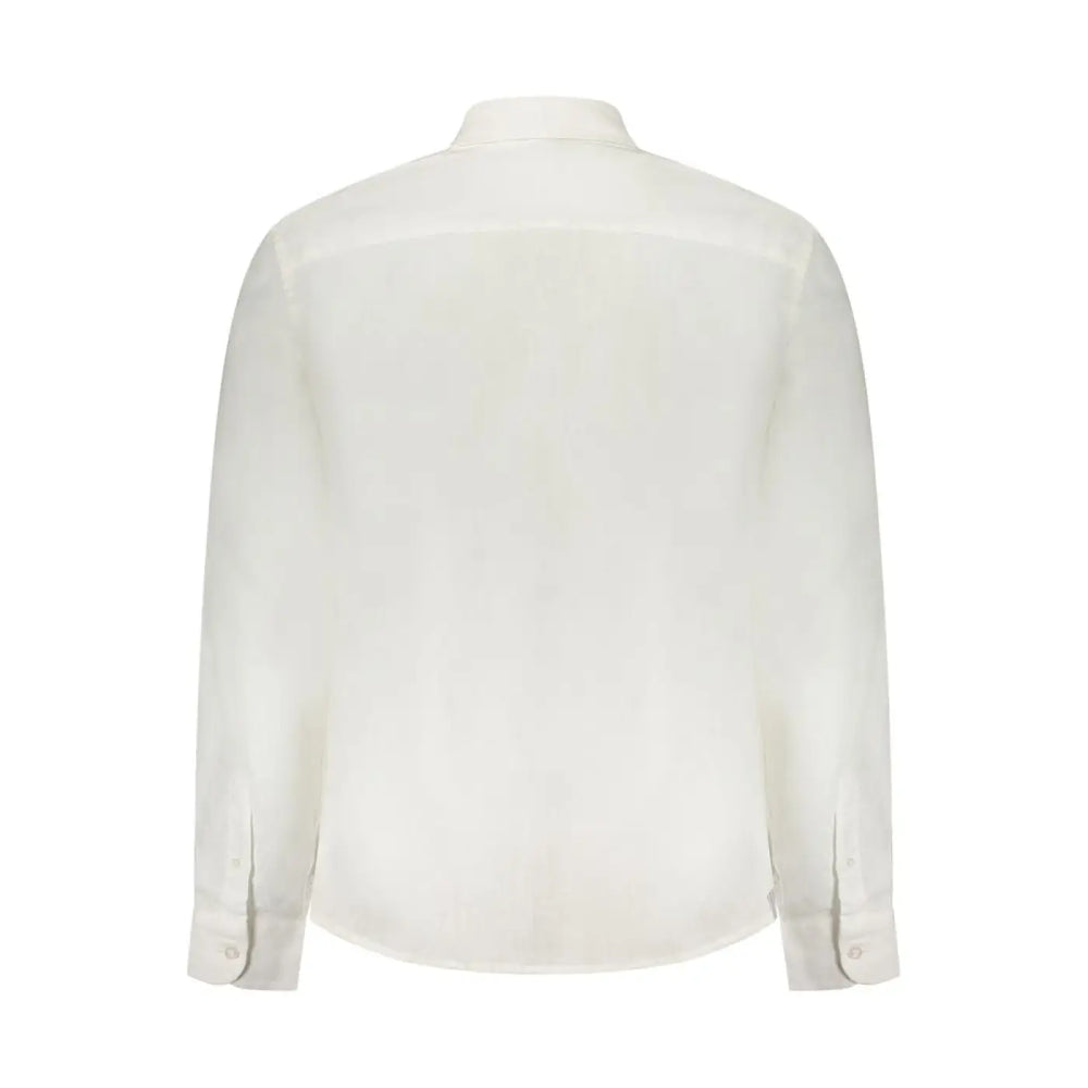 North Sails Bianco Linen Men Shirt