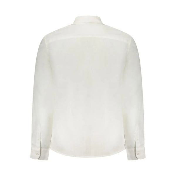 North Sails Bianco Linen Men Shirt