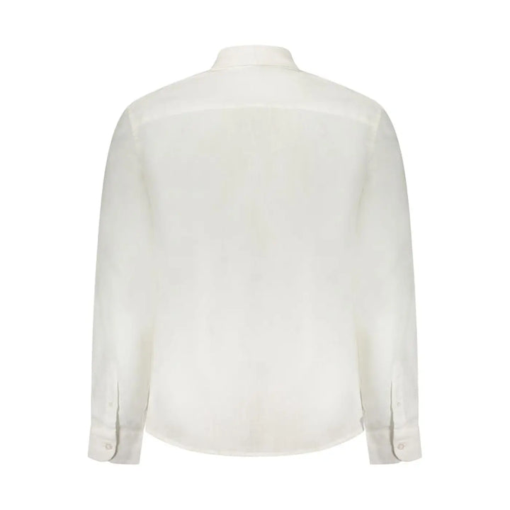 North Sails Bianco Linen Men Shirt