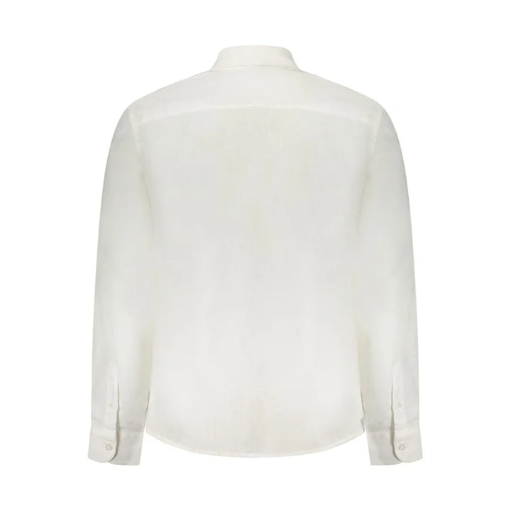 North Sails Bianco Linen Men Shirt
