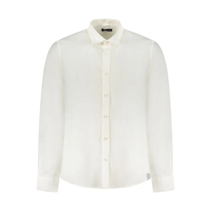 North Sails Bianco Linen Men Shirt