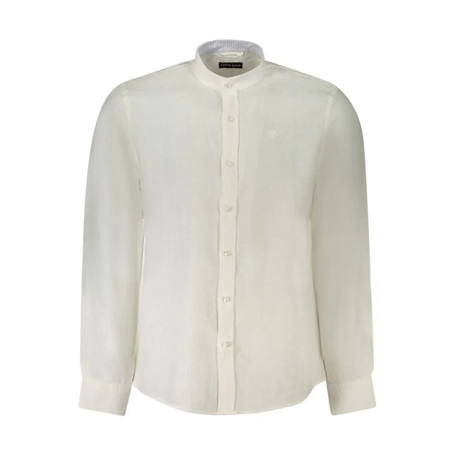 North Sails Bianco Linen Mens Shirt