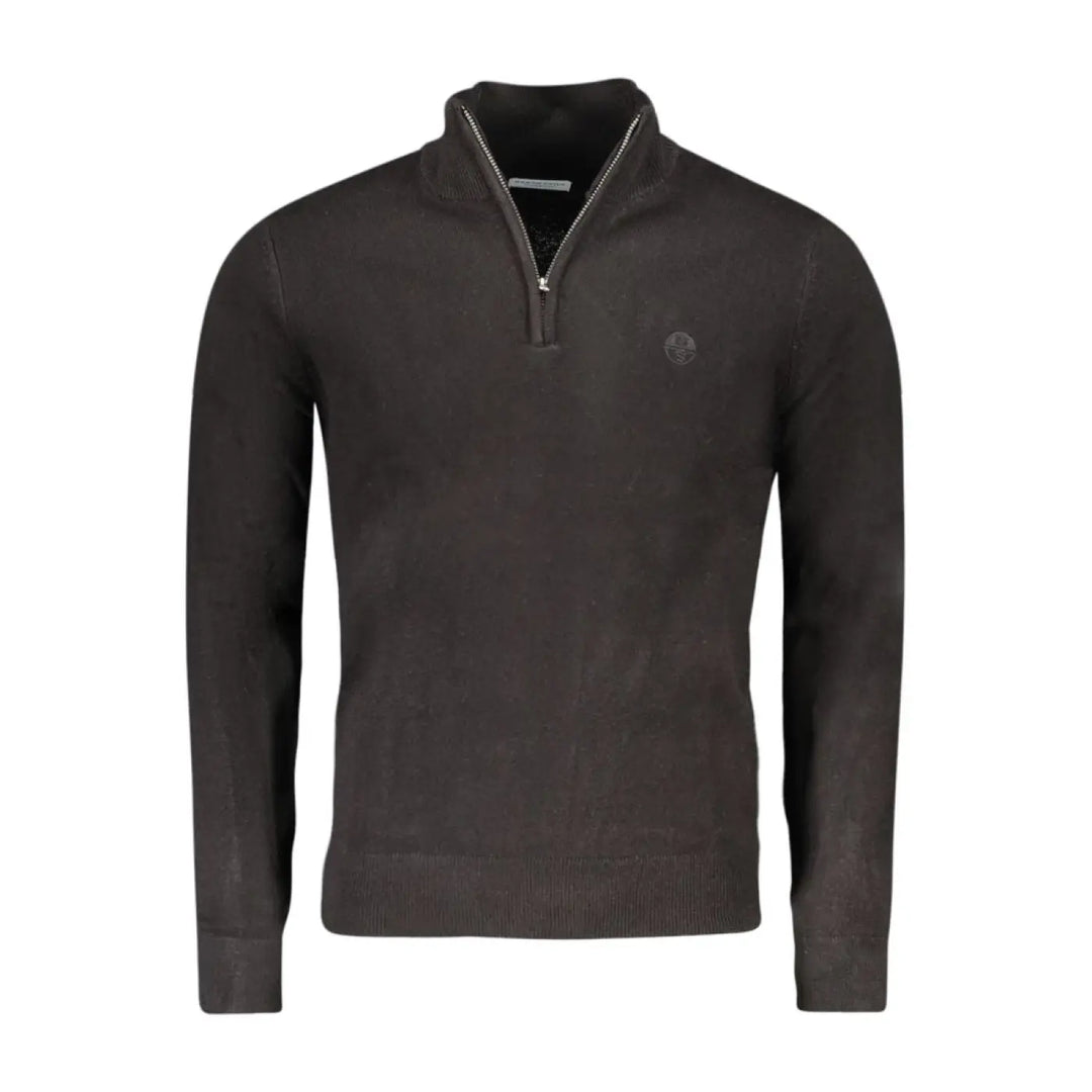 North Sails Black Acrylic Men Sweater