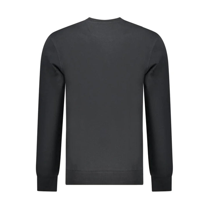 North Sails Black Cotton Men Sweatshirt