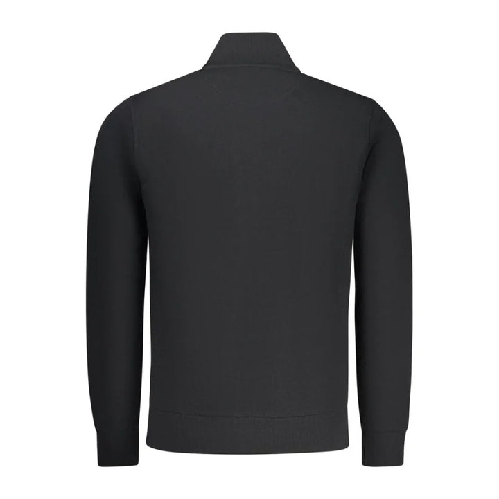 North Sails Black Cotton Men Sweatshirt