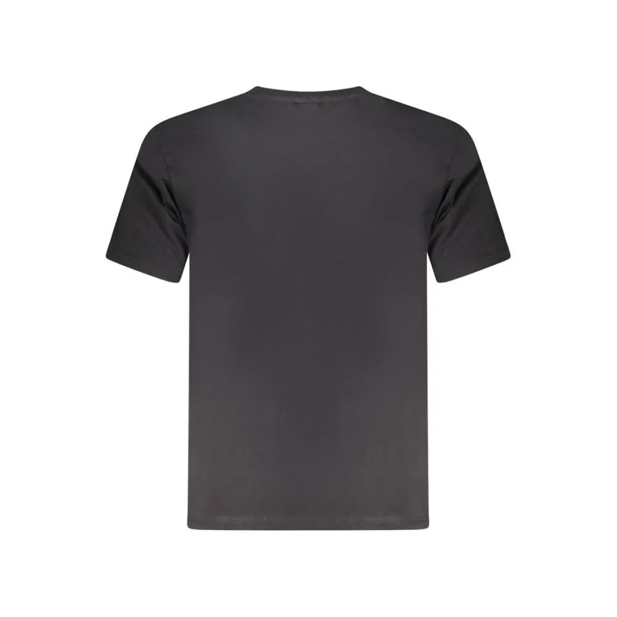 North Sails Black Cotton Men T-Shirt