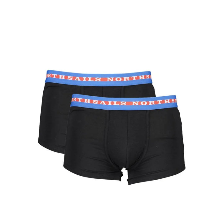 North Sails Black Cotton Men’s Boxer Brief