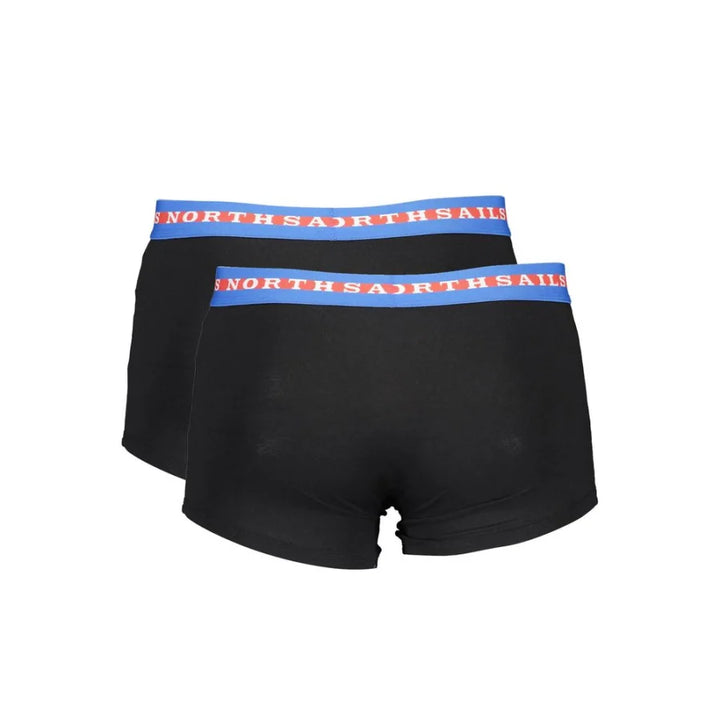 North Sails Black Cotton Men’s Boxer Brief