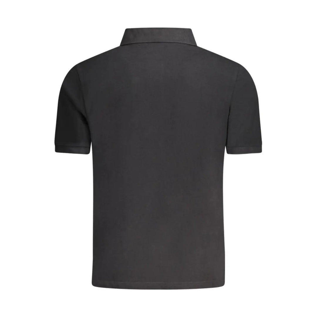 North Sails Black Cotton Men’s Polo Shirt