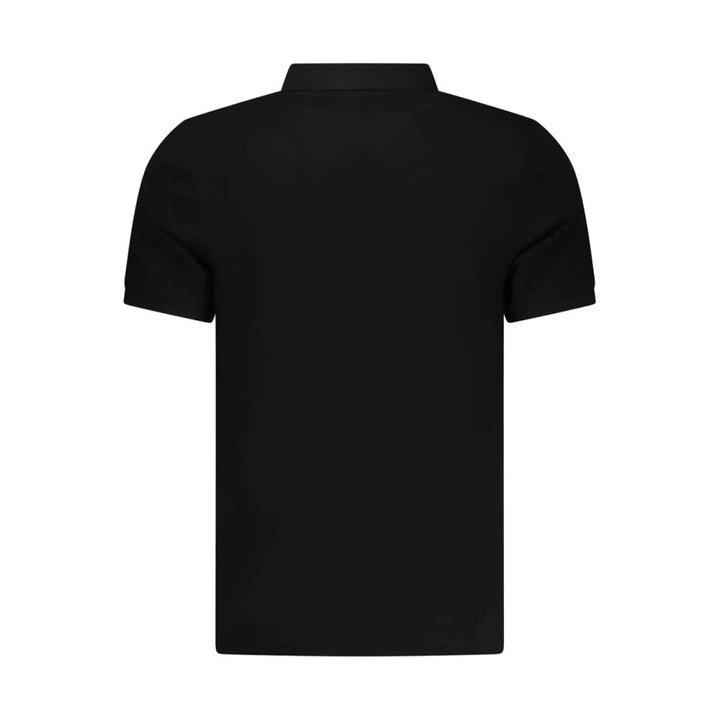 North Sails Black Cotton Mens Polo Shirt