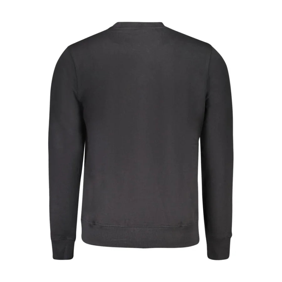 North Sails Black Cotton Mens Sweatshirt