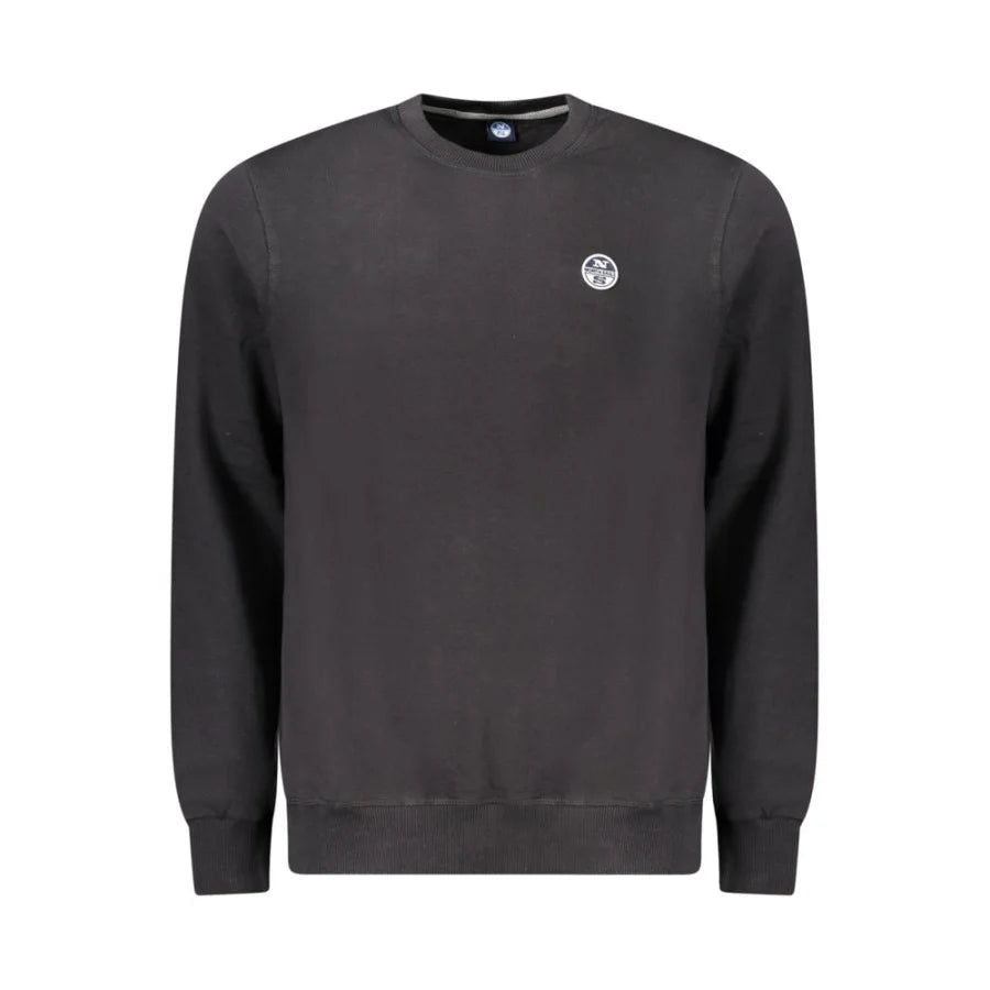 North Sails Black Cotton Men’s Sweatshirt