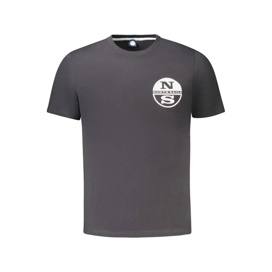 North Sails Black Cotton Men’s T-shirt