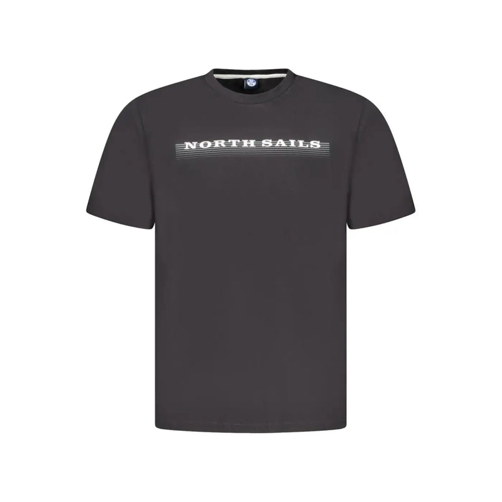 North Sails Black Cotton Men’s T-shirt