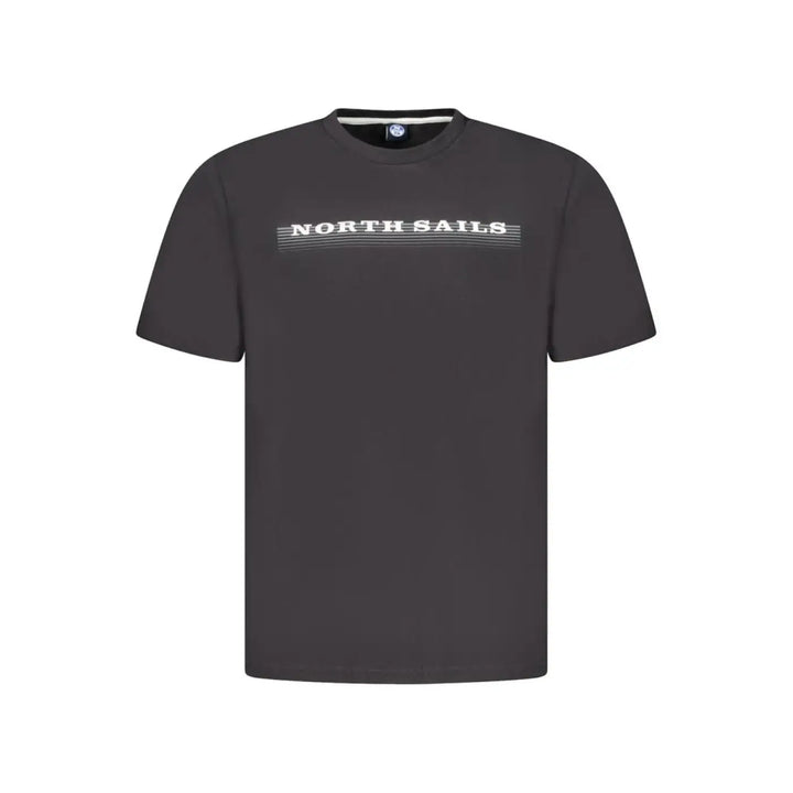 North Sails Black Cotton Men’s T-shirt