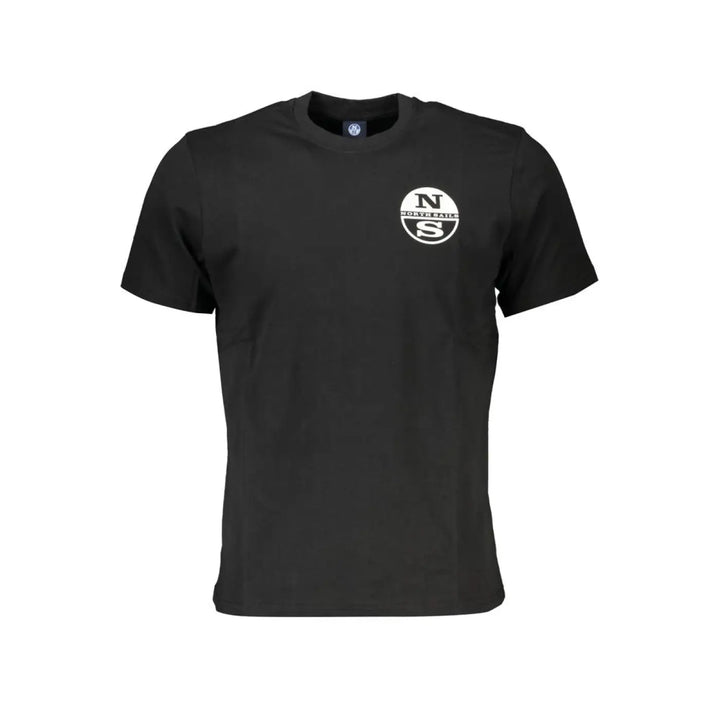 North Sails Black Cotton Men’s T-shirt