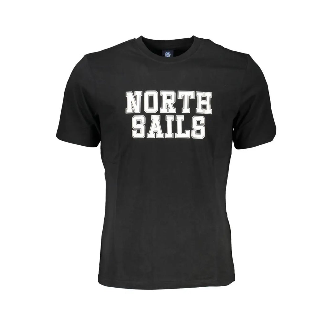 North Sails Black Cotton Men’s T-shirt