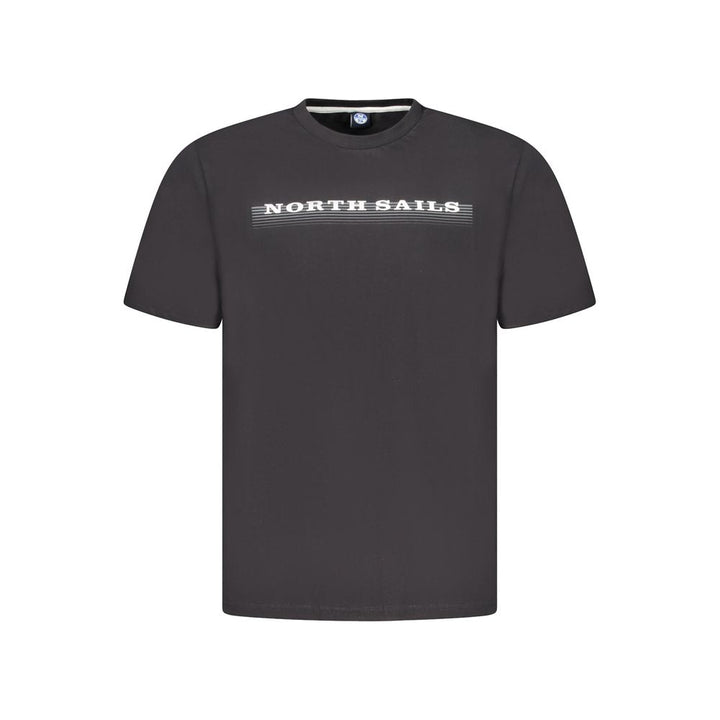 North Sails Black Cotton Men’s T-shirt
