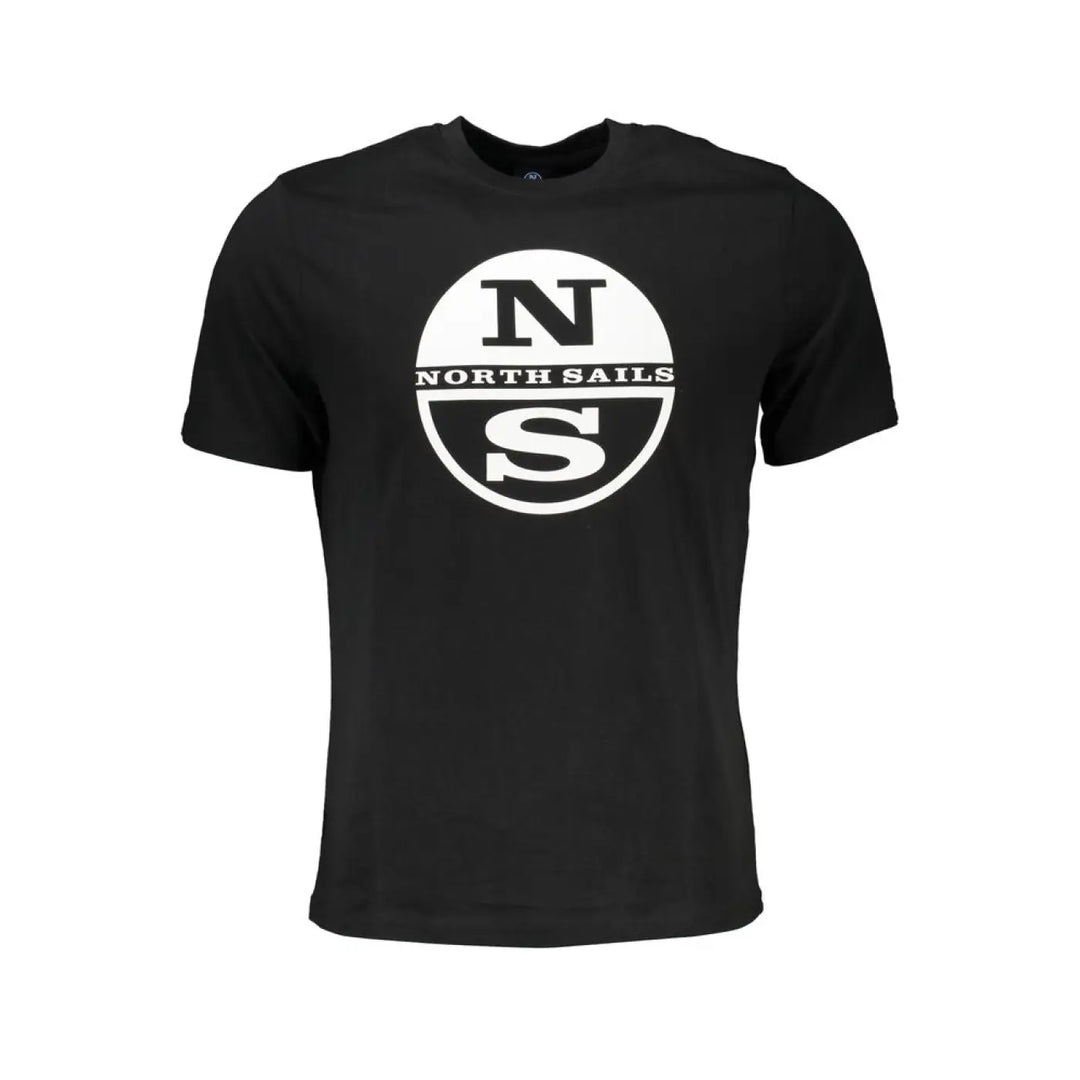 North Sails Black Cotton Men’s T-shirt