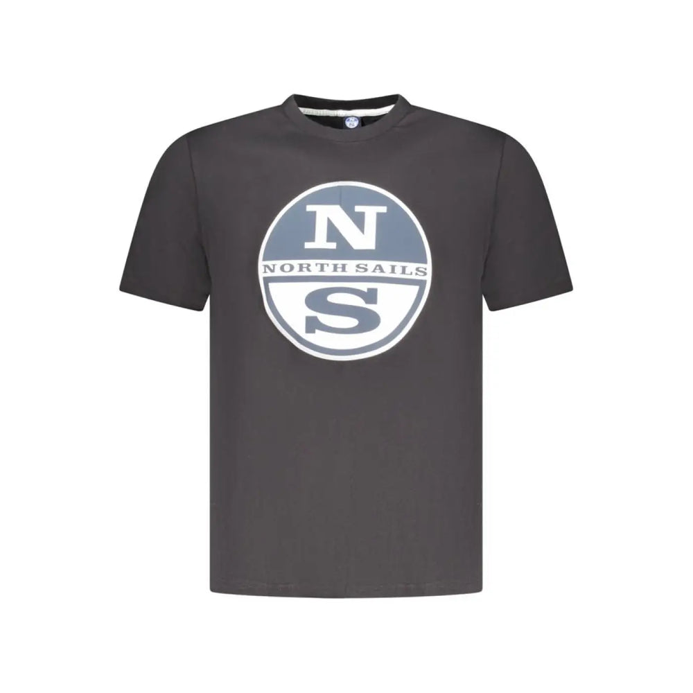 North Sails Black Cotton Men’s T-shirt