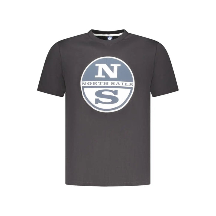 North Sails Black Cotton Men’s T-shirt