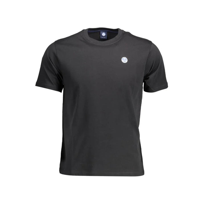 North Sails Black Cotton Men’s T-Shirt