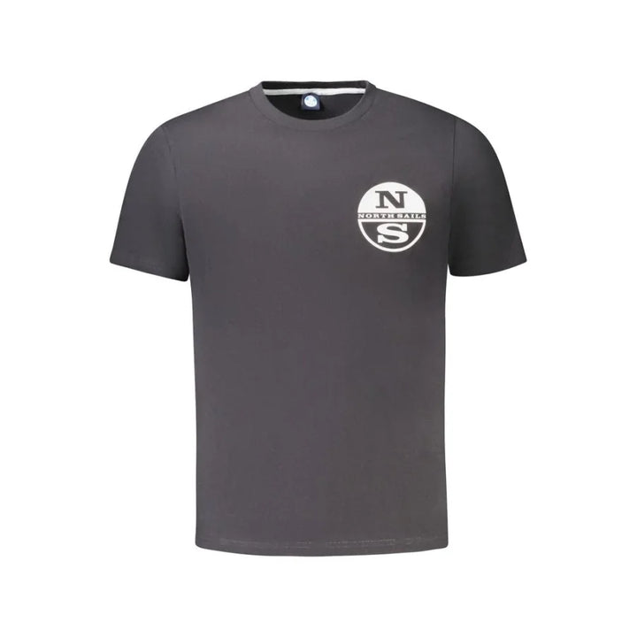 North Sails Black Cotton Men’s T-Shirt
