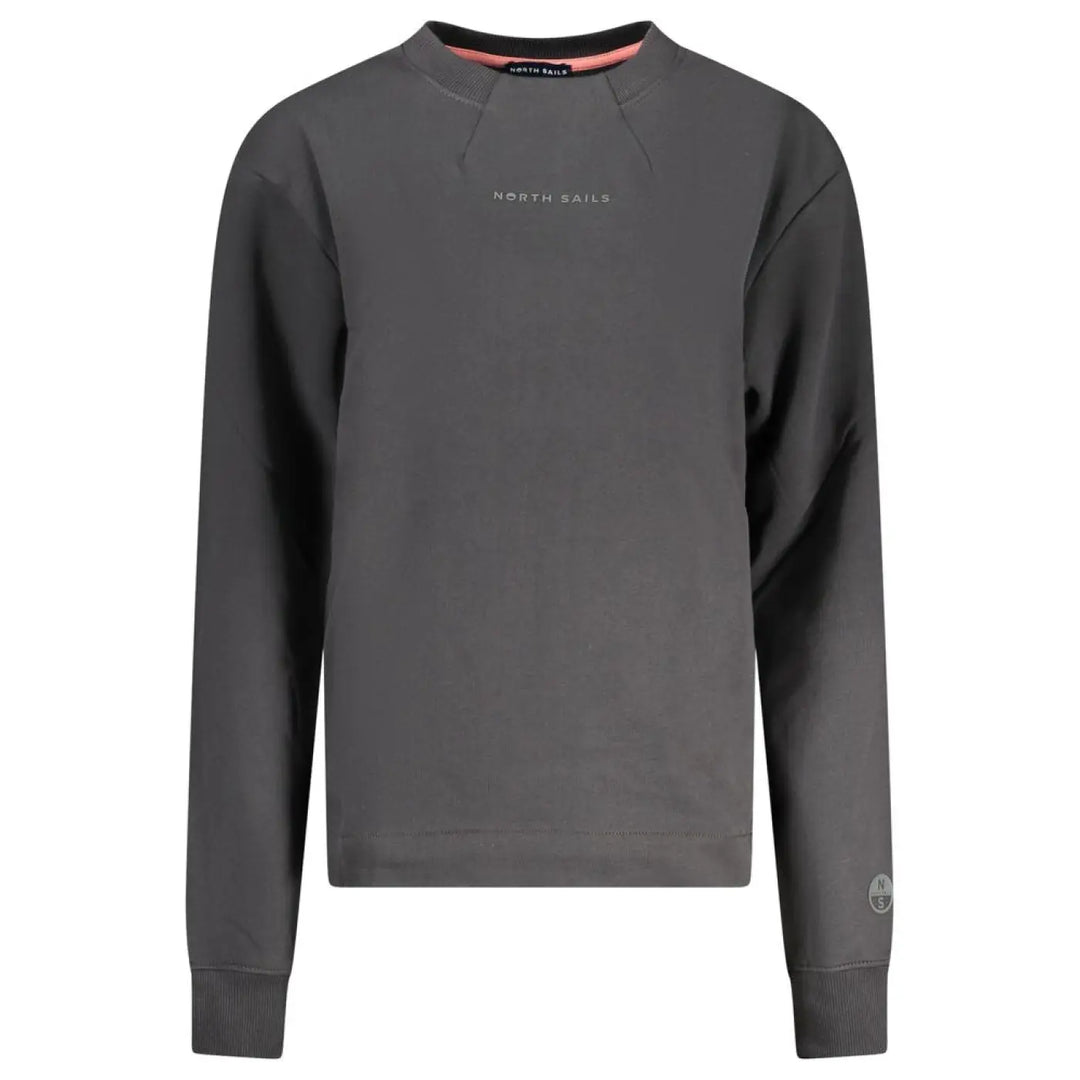 North Sails Black Cotton Women Sweatshirt