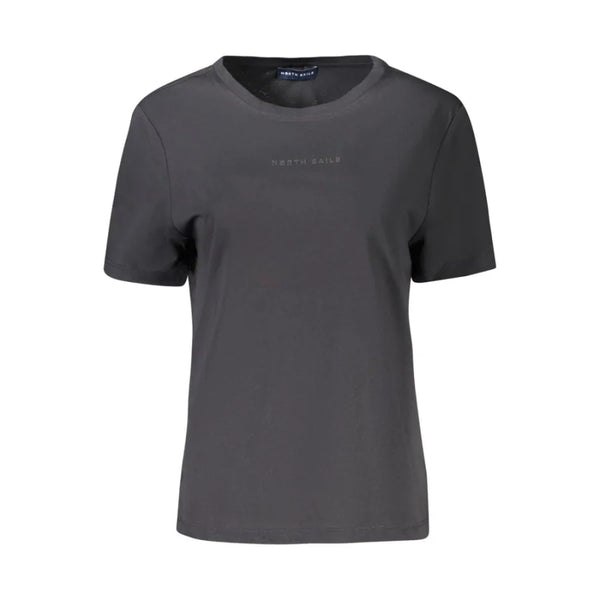 North Sails Black Cotton Women T-Shirt