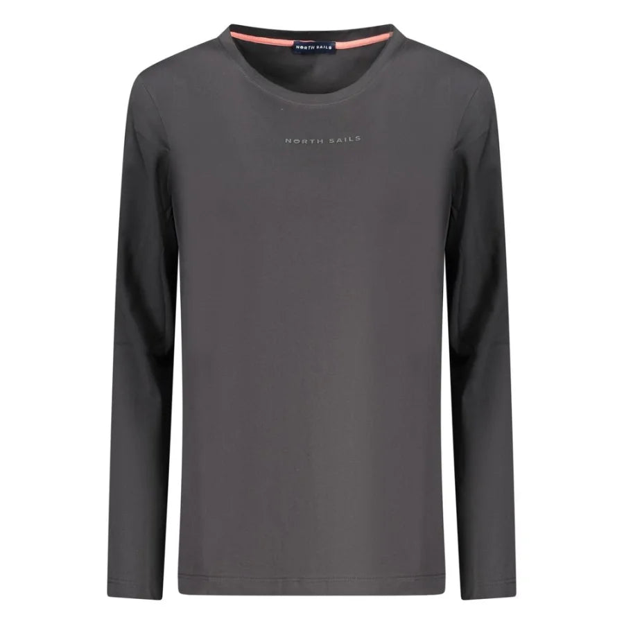 North Sails Black Cotton Women T-Shirt