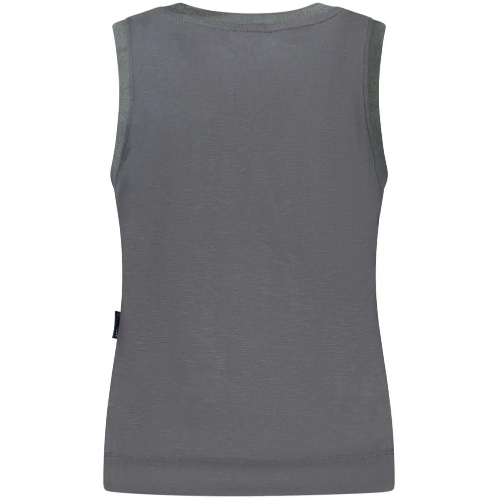North Sails Black Modal Women Tank Top
