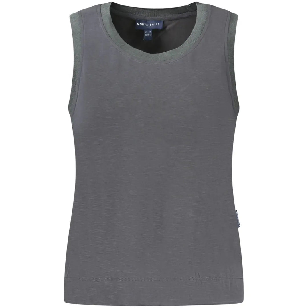 North Sails Black Modal Women Tank Top