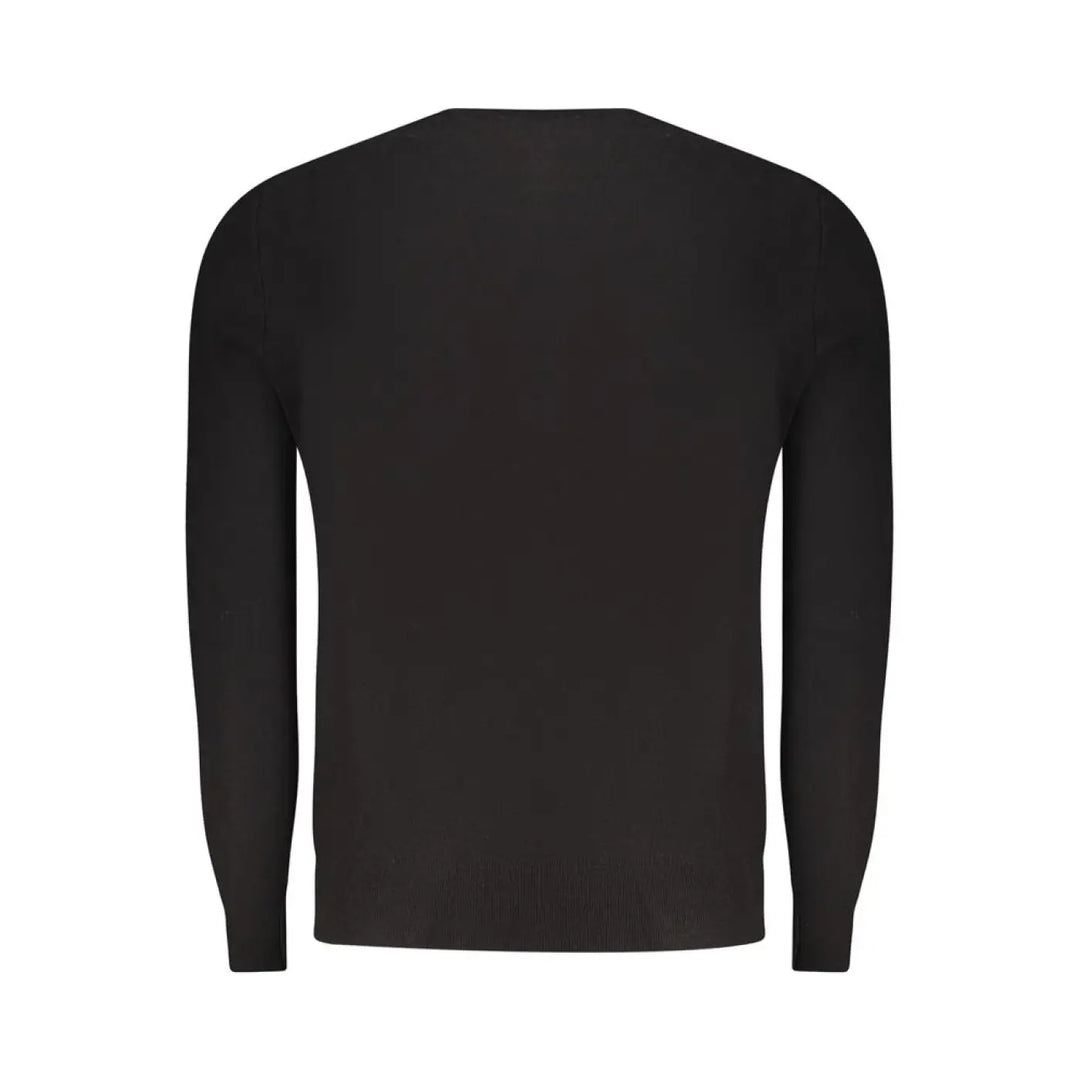 North Sails Black Viscosa Men Sweater